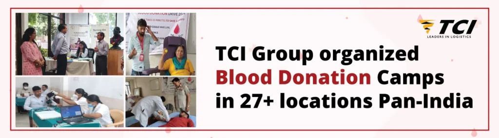 TCI Group organized Blood Donation Camps